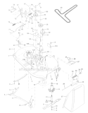 Page J Diagram and Parts List for WE12538B  Weed Eater Lawn Tractor